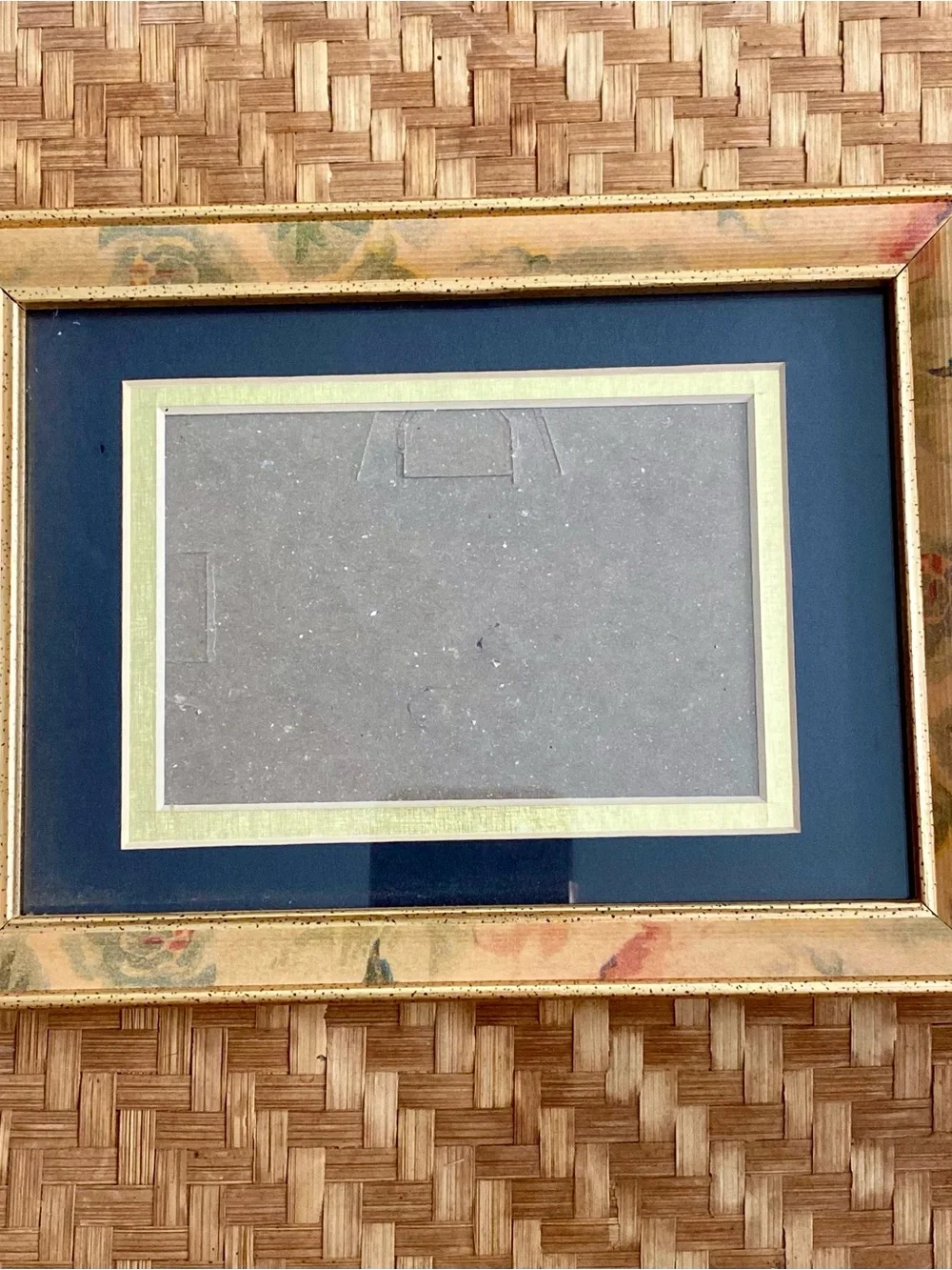 Vintage Gold Picture Frame with Floral Accents  - Home Accents 8x6